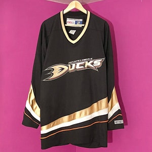 Blank Custom Ice Hockey Anaheim Mighty Ducks Jersey, customized Any Number,  Any Name Sewn On - AliExpress