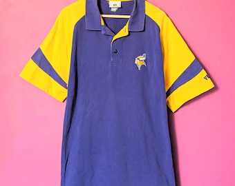 Minnesota Vikings NFL Vintage Polo Shirt