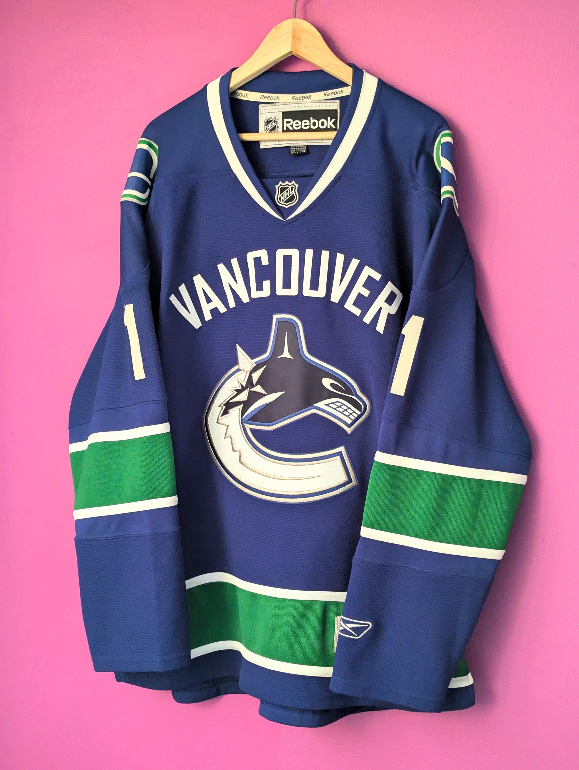 Reebok - 【Reebok】 NHL バンクーバー・カナックス ゲームシャツ S-1887 Reebok - 【Reebok】 NHL バンクーバー・カナックス ゲーム