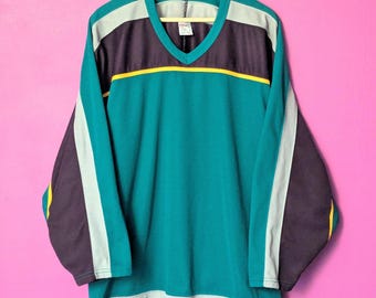 XL/TG Blank CCM Mighty Ducks of Anaheim Vintage 90s Hockey Jersey