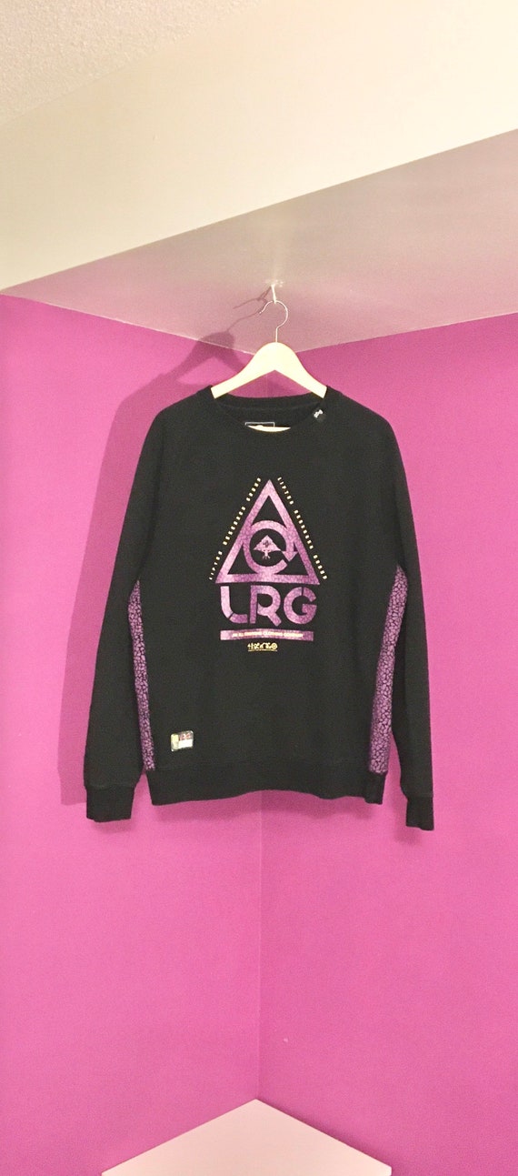 XL LRG Black Vintage Longsleeve Crewneck