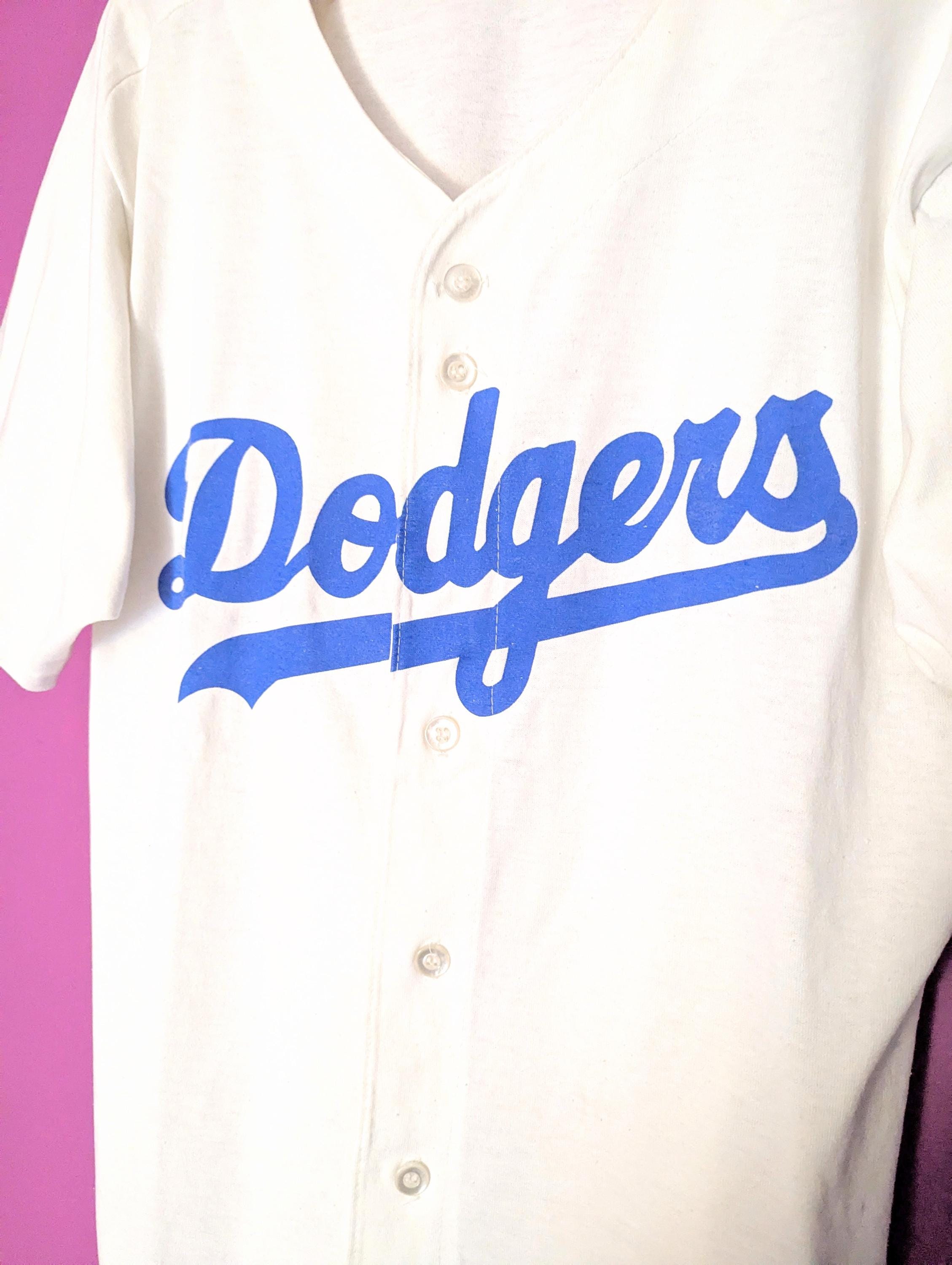 L/G Los Angeles Dodgers Vintage 90s MLB Baseball Rawlings Jersey 