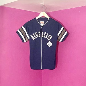 TORONTO MAPLE LEAFS INFANT BABY MIGHTY MAC SPORTS JERSEY CREST BLUE WHITE  12 M