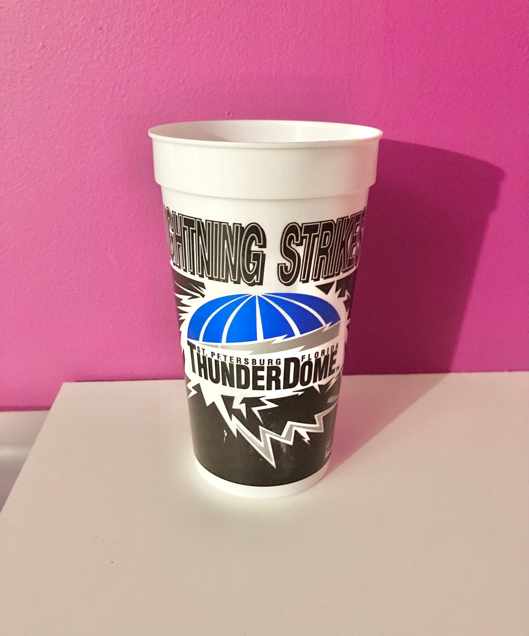 Tampa Bay Lightning Thunderdome Plastic Cup Etsy