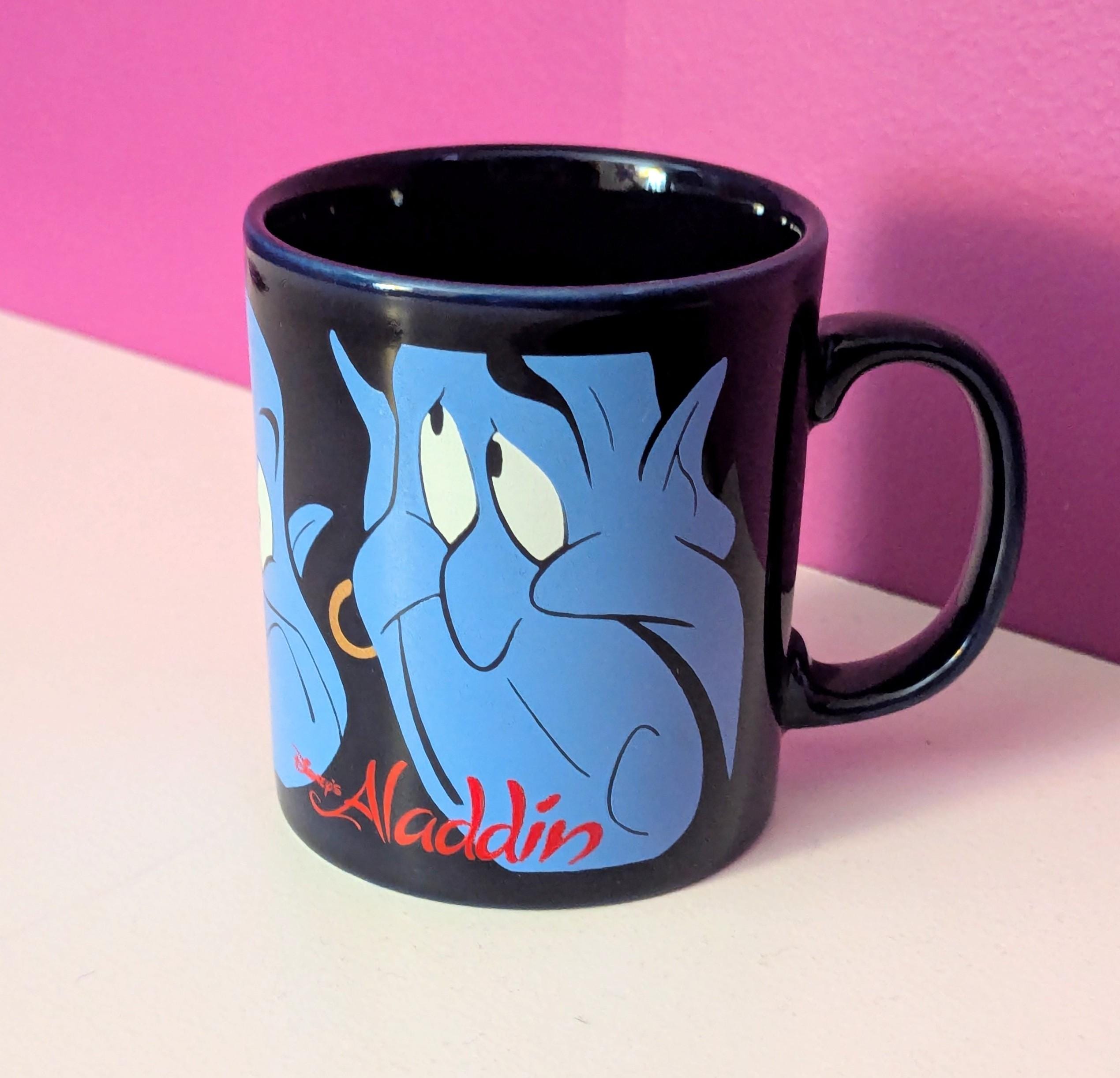 Aladdin Genie Vintage Blue Disney Mug - Etsy