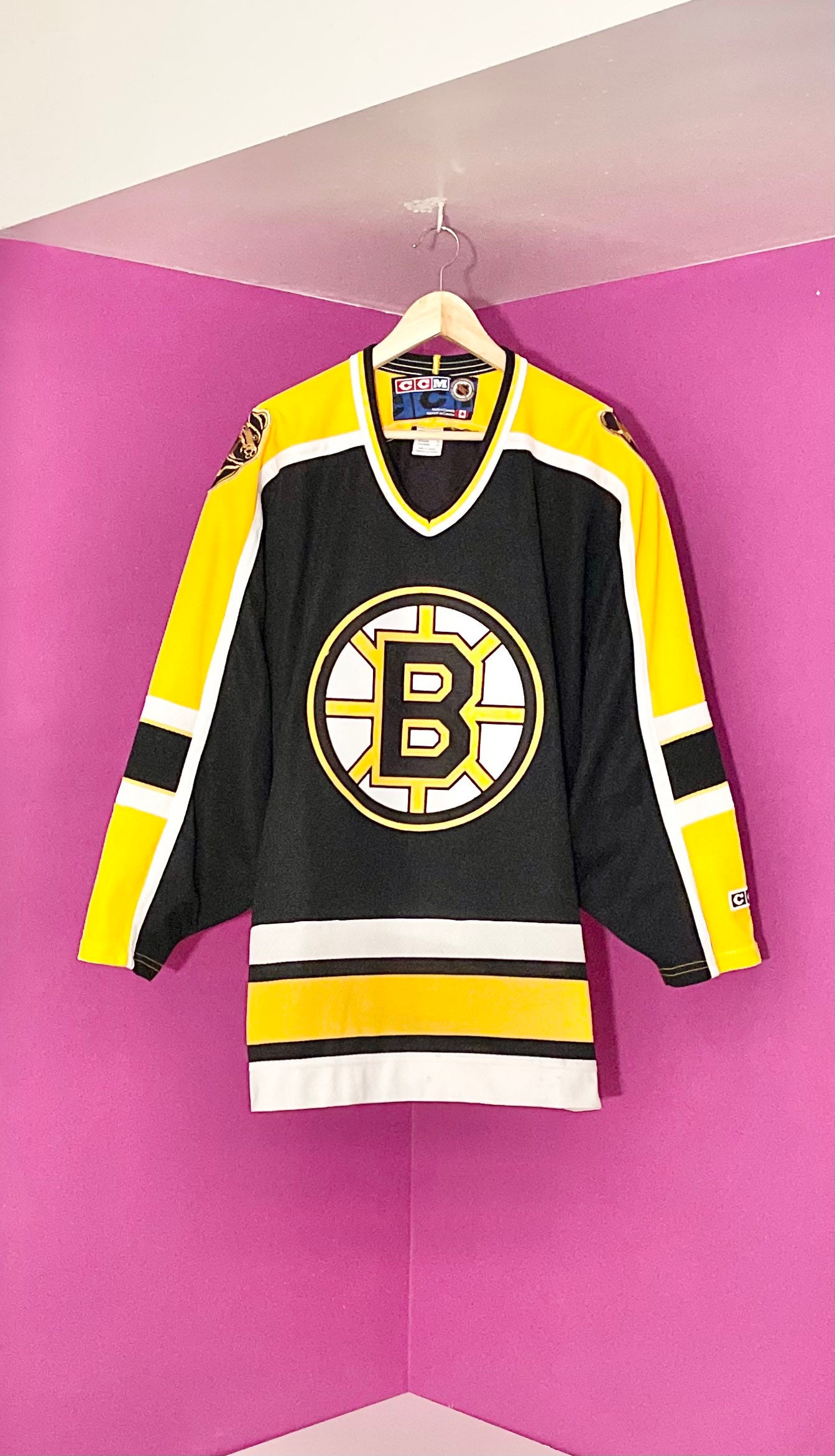 Boston Bruins Jersey Boys Medium Kids Youth Vintage 70s NHL Hockey