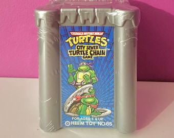 Vintage TMNT Teenage Mutant Ninja Turtles Domino Game Card Game