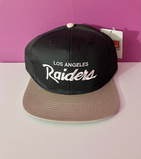Los Angeles Raiders American Team Retro Spellout Snapback Hat - Etsy