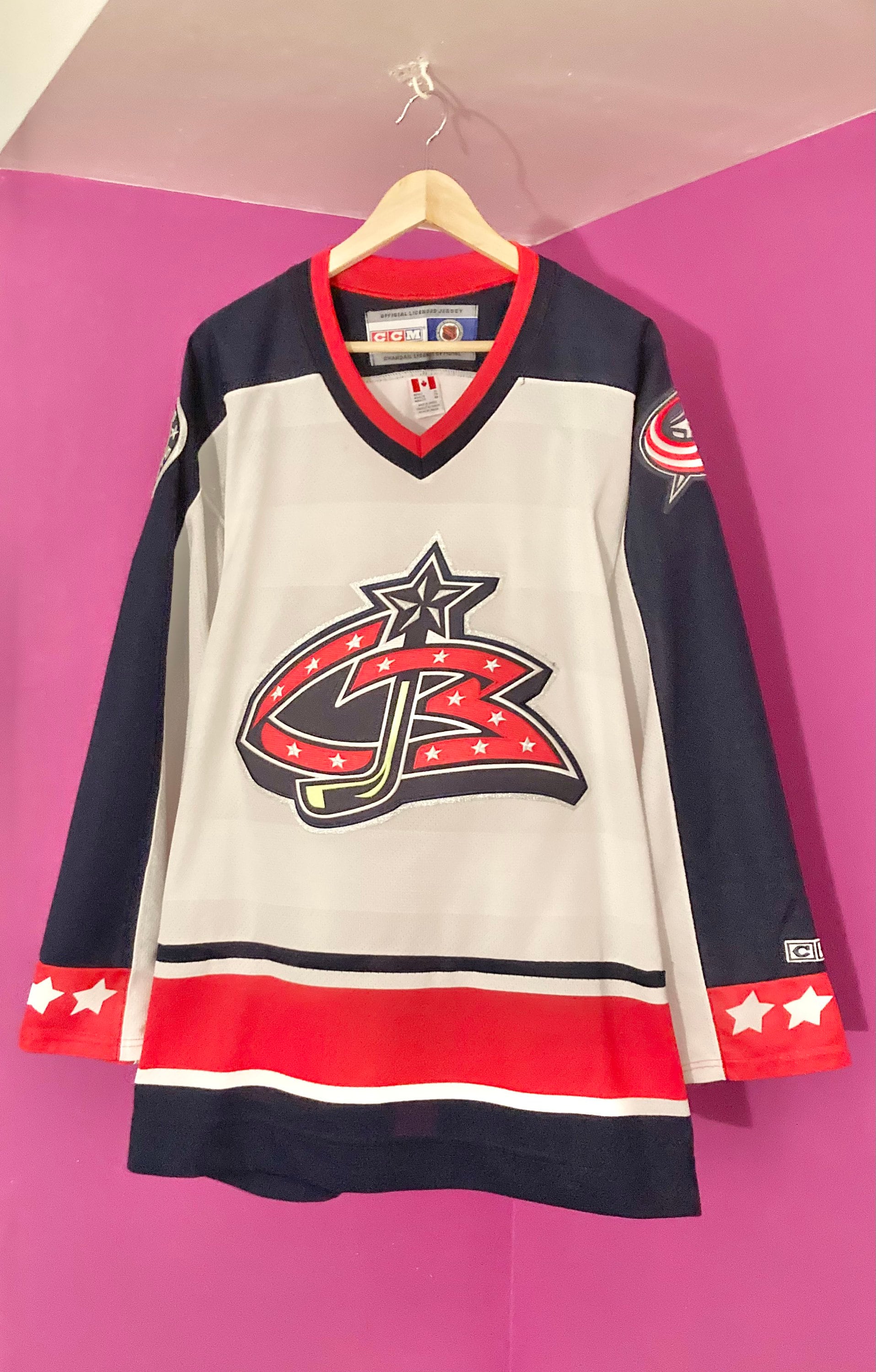 Xl/Tg Columbus Blue Jackets CCM Jersey