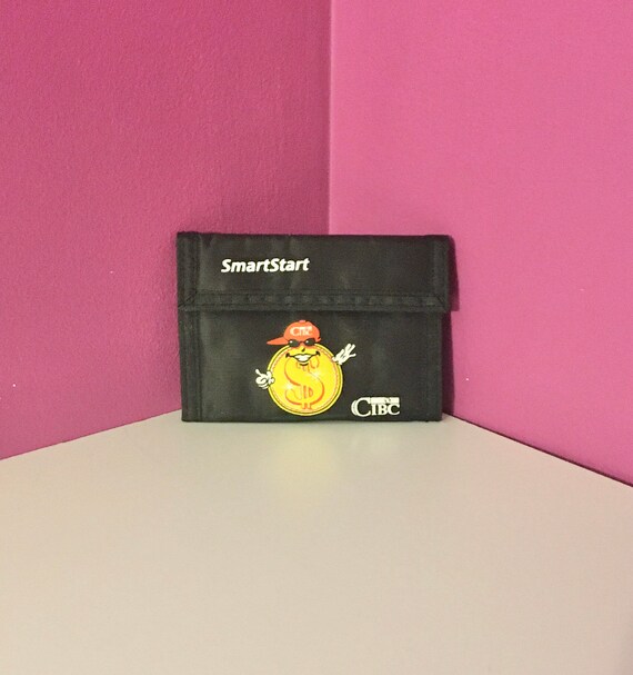 CIBC Bank Vintage Velcro Wallet Etsy Australia