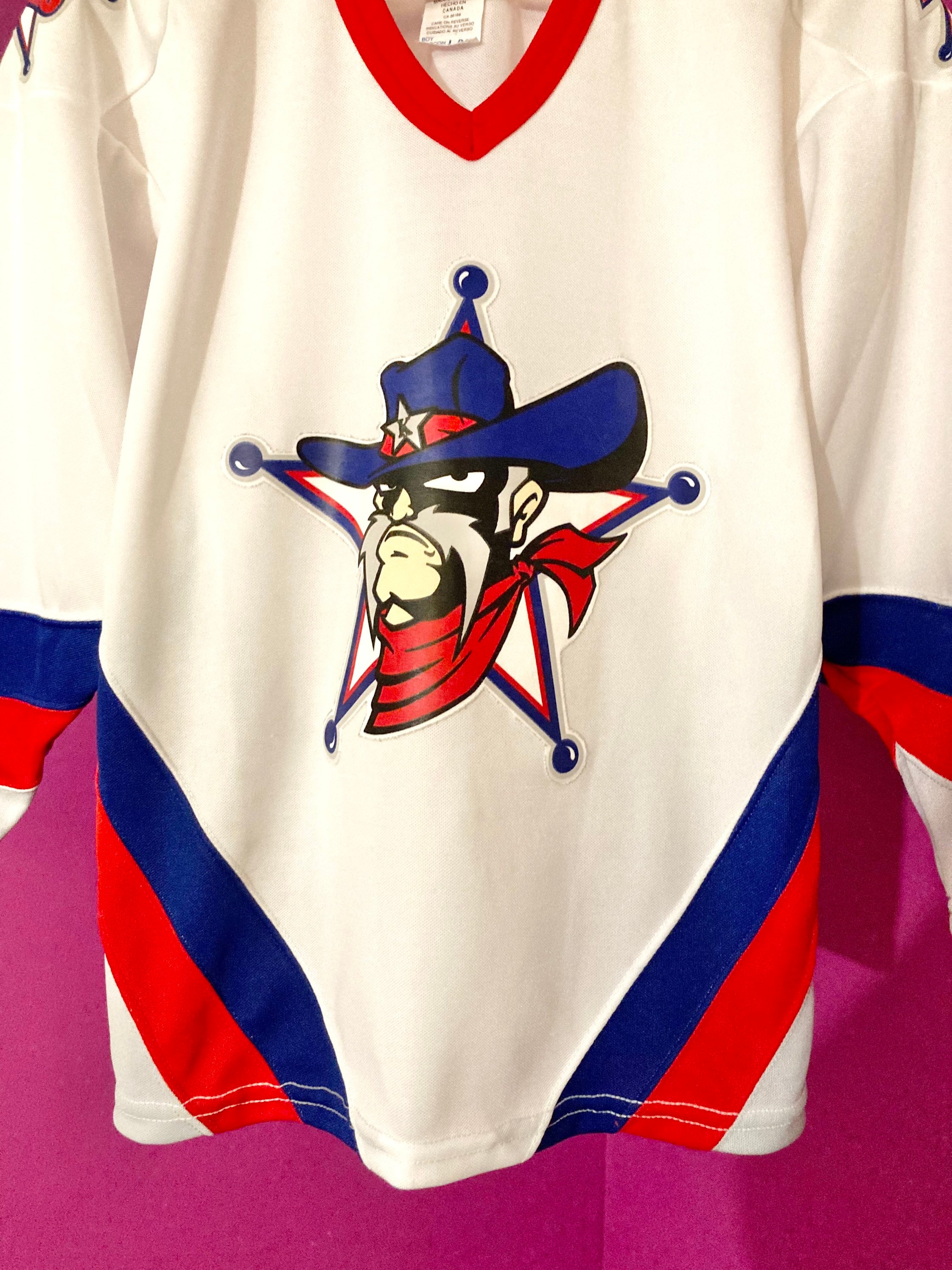 Milwaukee Admirals AHL alternate blue hockey jersey NEW Reebok - youth size  L/XL