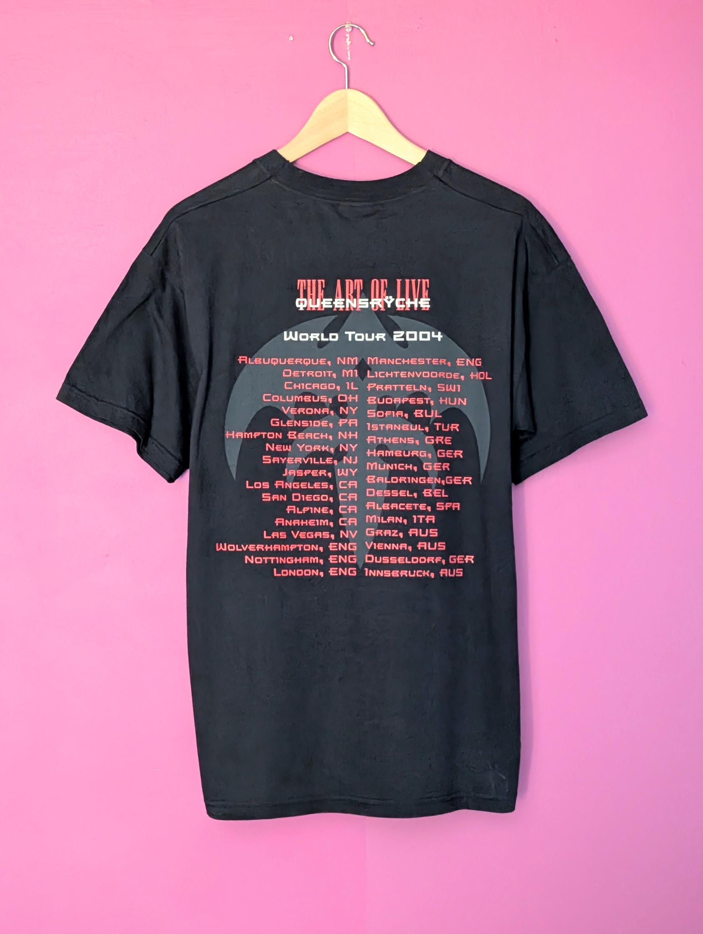 M/M Queensryche Art of Live Tour Vintage 2004 Rock Band T-shirt - Etsy