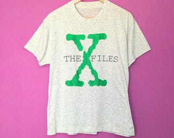 Camiseta vintage de Expediente X (XL/TG)