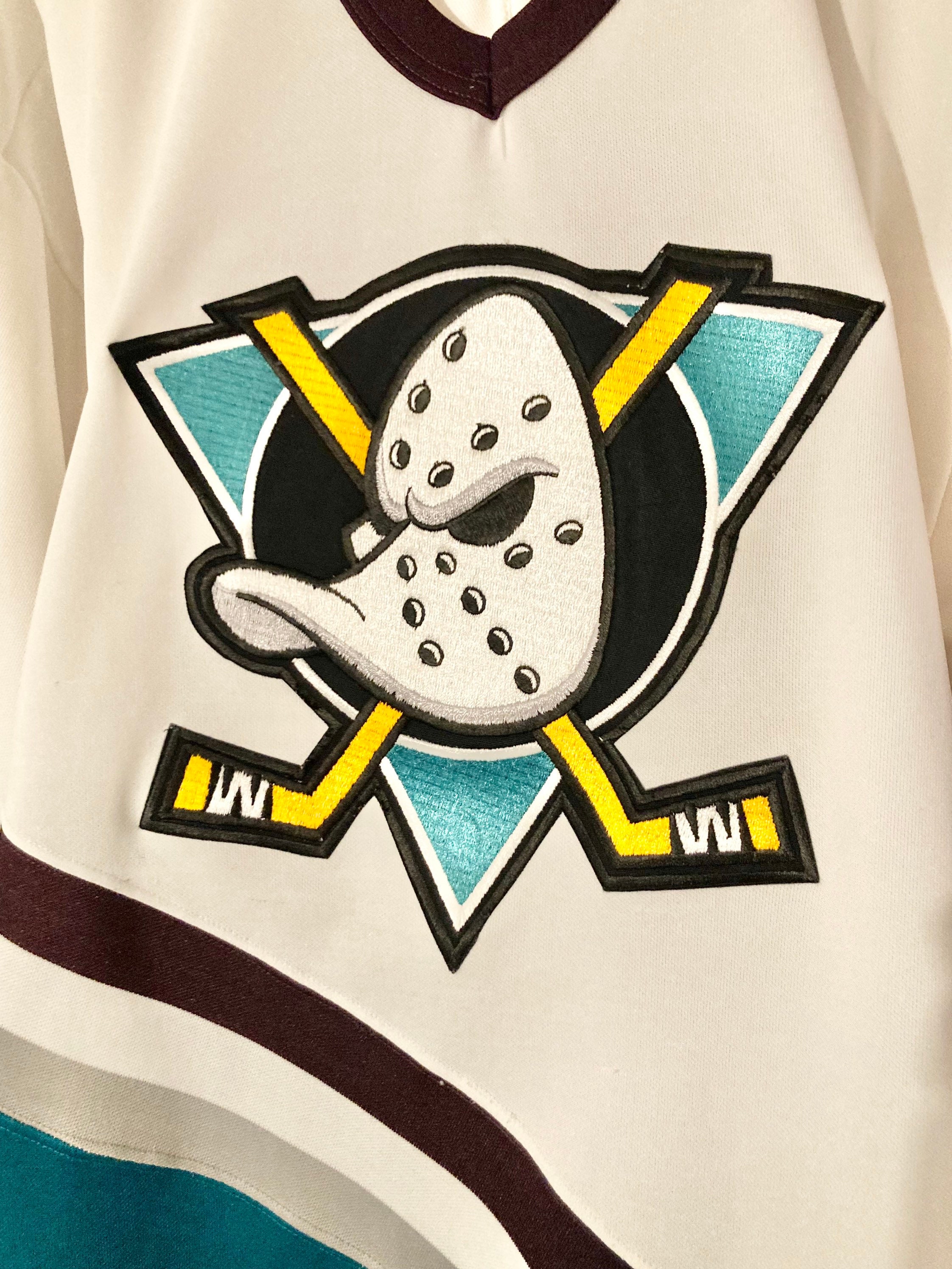 Koho Anaheim Mighty Ducks NHL Hockey Jersey Black Wordscript Alternate  Third XXL