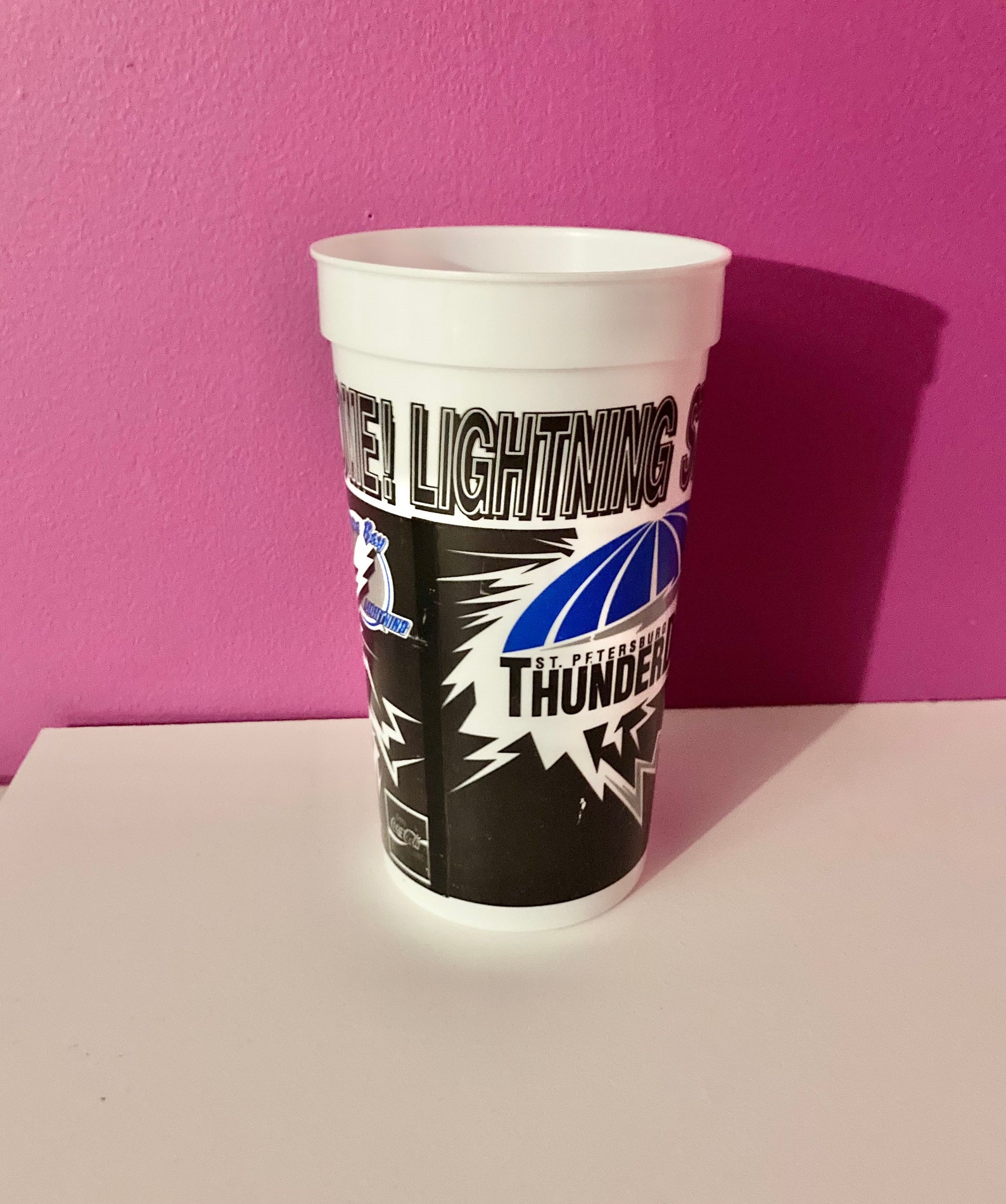 Tampa Bay Lightning Thunderdome Plastic Cup Etsy