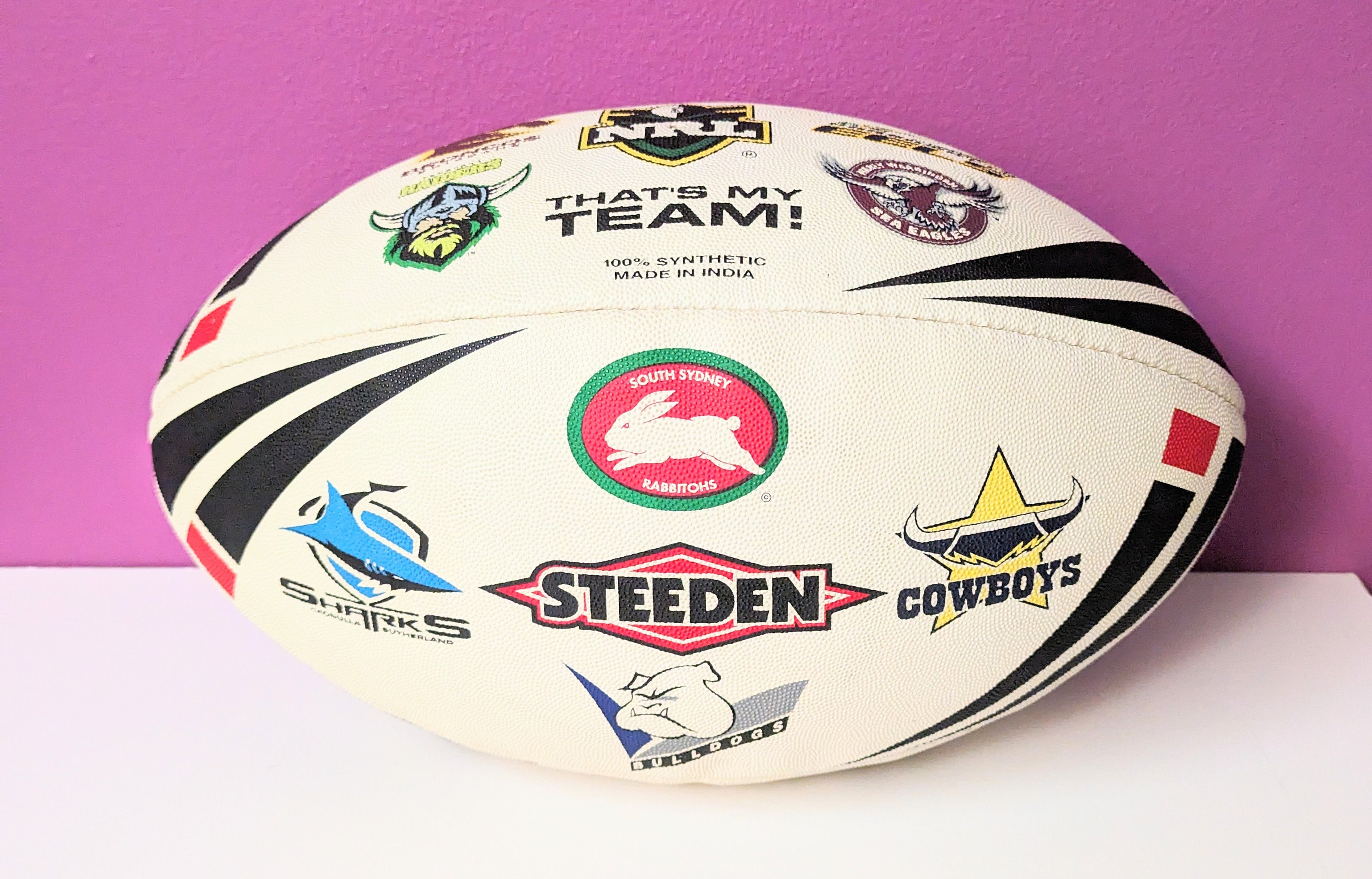 NRL ラグビー 2000 年代 スティデン それが私のチーム ボール - Etsy 日本