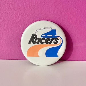 Indianapolis Racers Vintage WHA Button