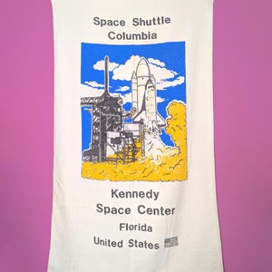 Vintage Space Shuttle Columbia Towel