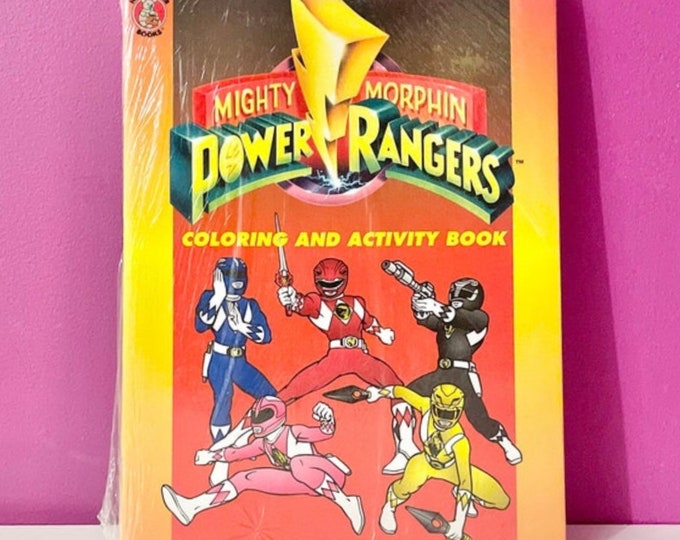 Power Rangers Activity Book Set - Etsy