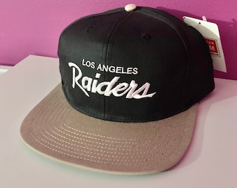 Los Angeles Raiders American Team Retro Spellout Snapback Hat
