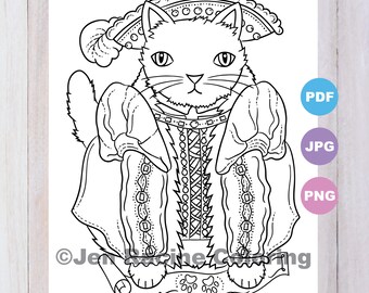 Download Easy Coloring Page Etsy