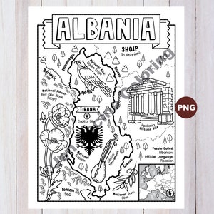 Albanien Malseite, Geographie Europas, digitaler Download Malseite