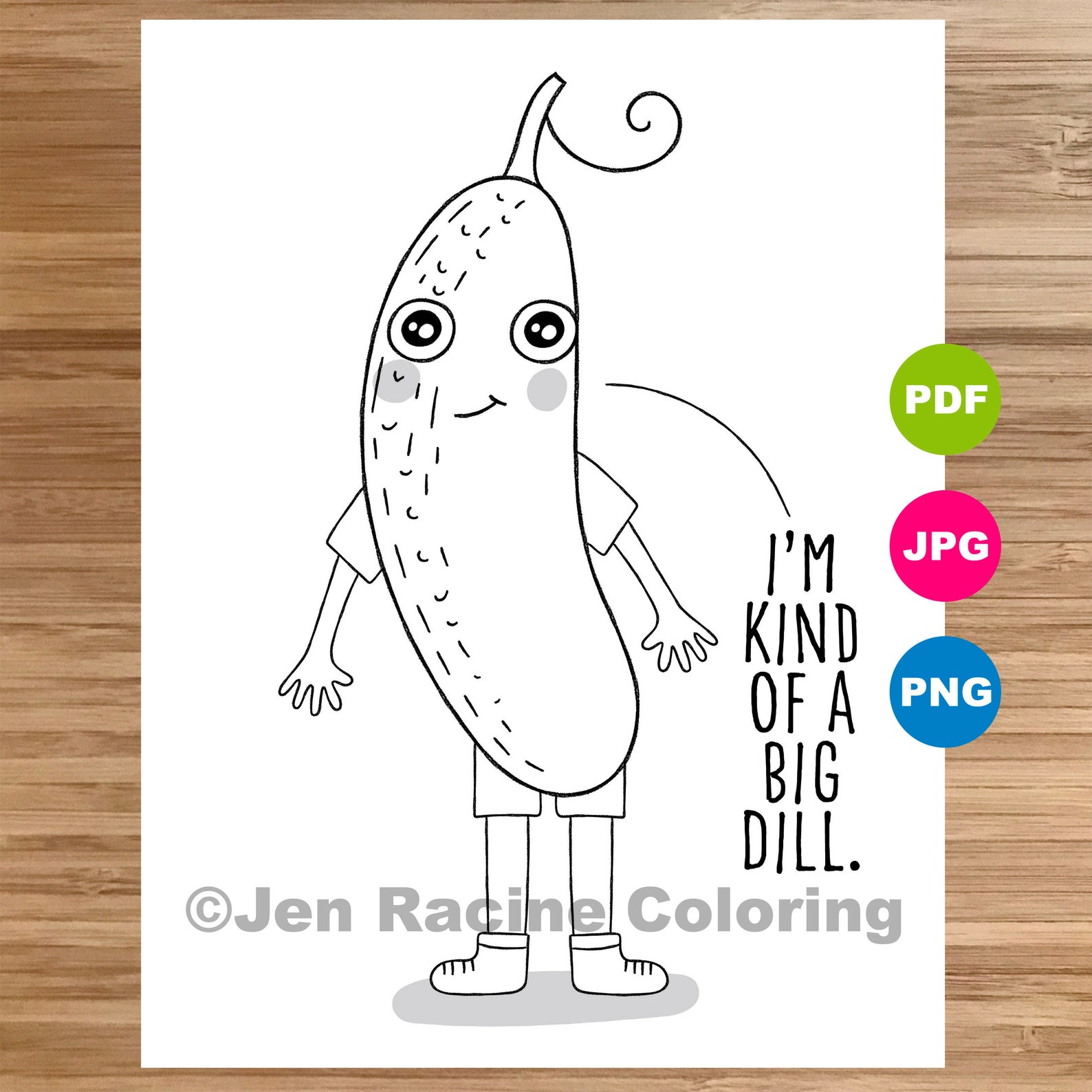 I 39 m Kind of a Big Dill Coloring - Il 1588xN.2322077967 Ibgn 