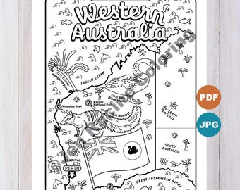 Australia Occidental, Estado de Australia, Geografía de Australia (Descarga digital)