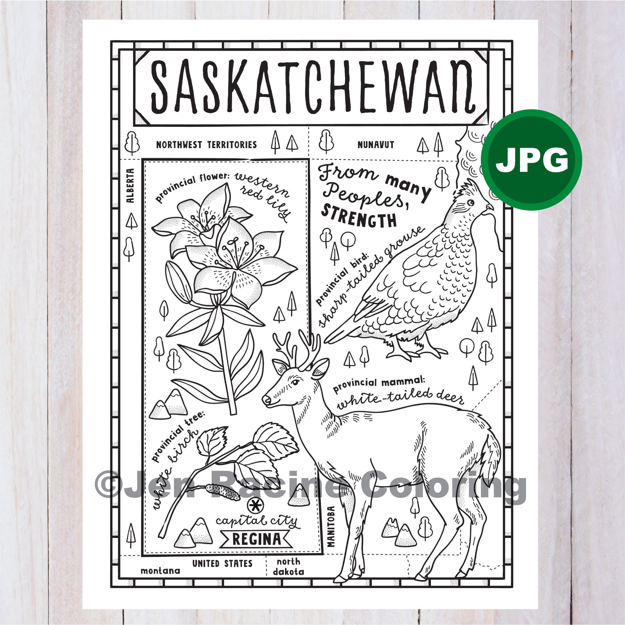 alberta coloring pages