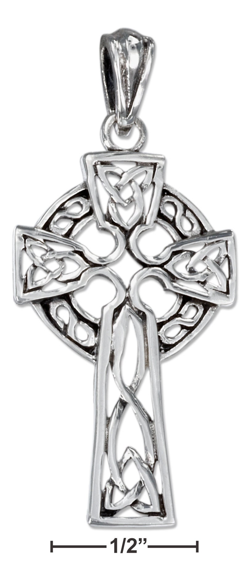 Argent sterling Pendentif Croix celtique en filigrane en métal antique Argent sterling Pendentif Pendentif Pendentif Croix celtique en filigrane en métal antique 010476