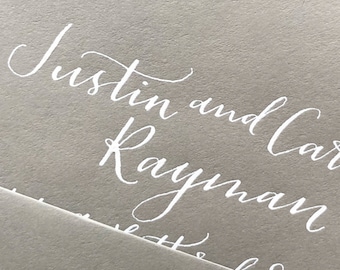 Custom Calligraphy for Envelopes, Envelope Addressing, Wedding Invitations, Event Invitations, Invites