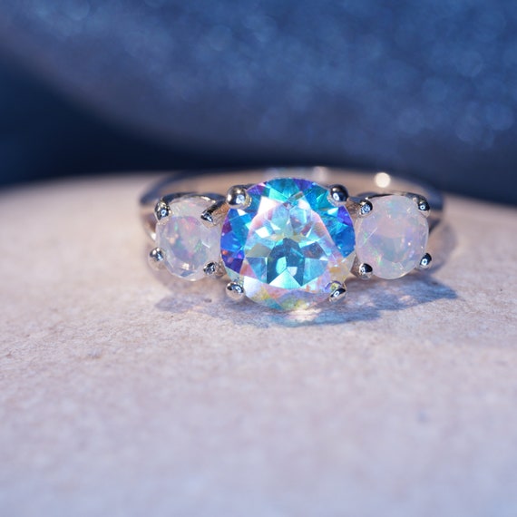 White mystic topaz clearance