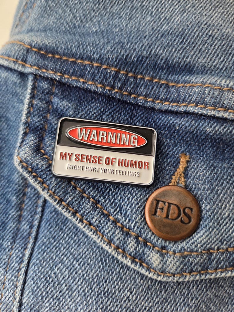 Sarcastic Humor Enamel Pin – Funny Office Work Pin - Etsy