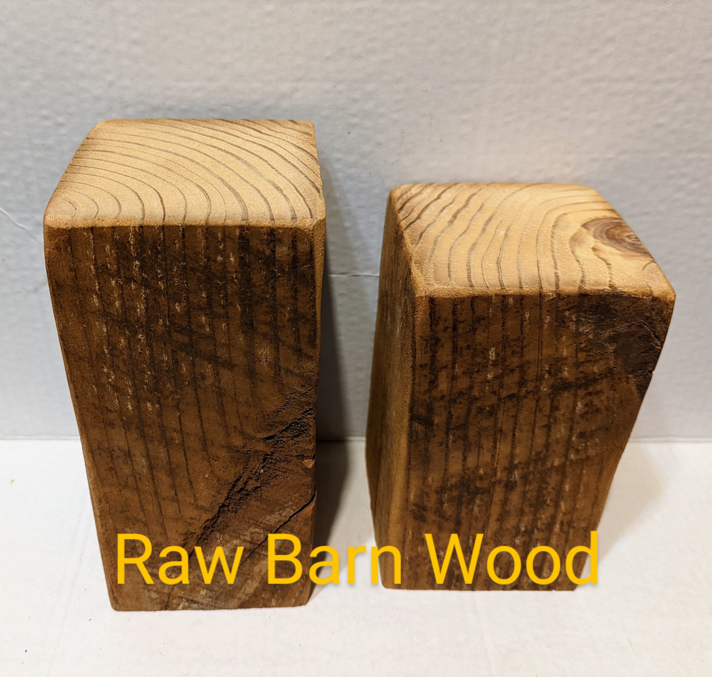 Barn Wood Block Plant Stand/barn Wood Candle Holder/ Barn Wood Etsy