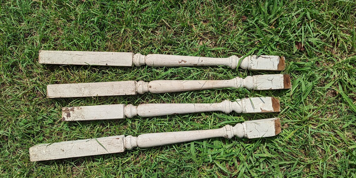 Antique Stair Spindles6/salvaged Wood Spindles Found in a Etsy