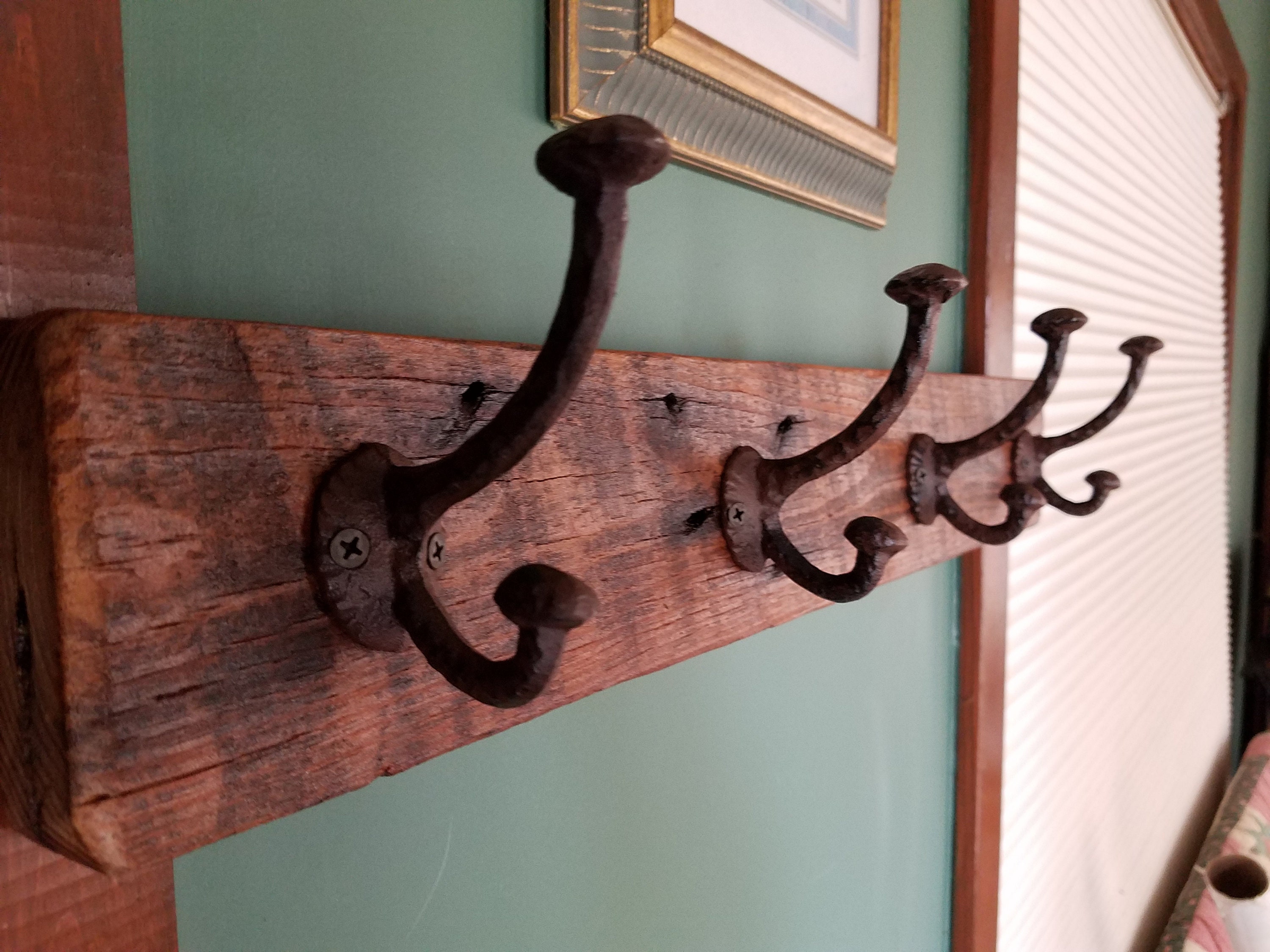 Barn Wood Coat Rack/barn Wood Coat Hooks/coat Rack/coat Etsy