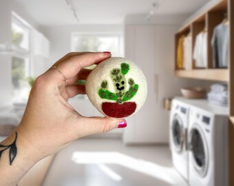 Organic Wool Dryer Balls--Cutie Cati