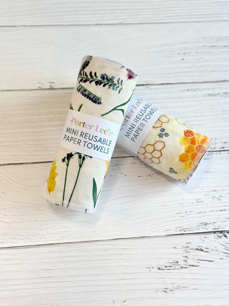 Mini Reusable Paper Towels - Thumbnail 2