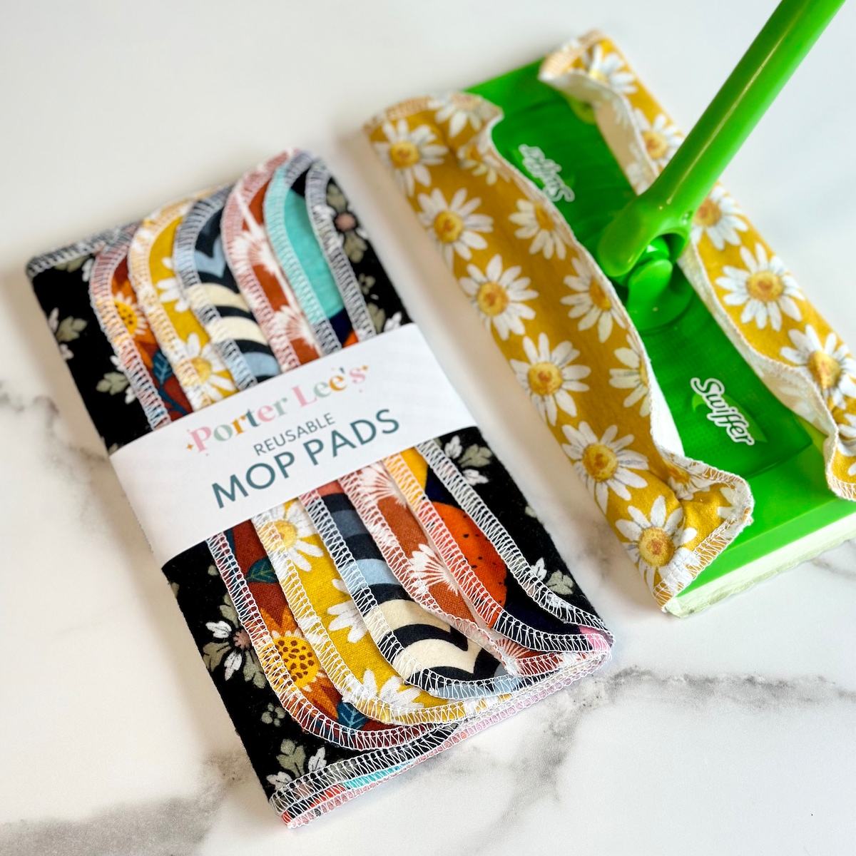 Reusable Mop Cover--6 or 12 Count--washable Mop Cover--compatible With Swiffer--porter Lee's - Etsy