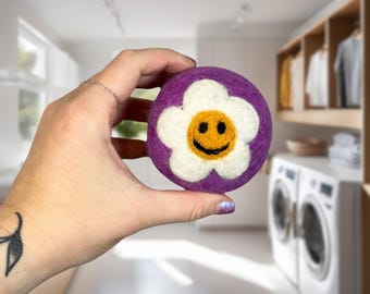 Organic Wool Dryer Balls--In Bloom Purple