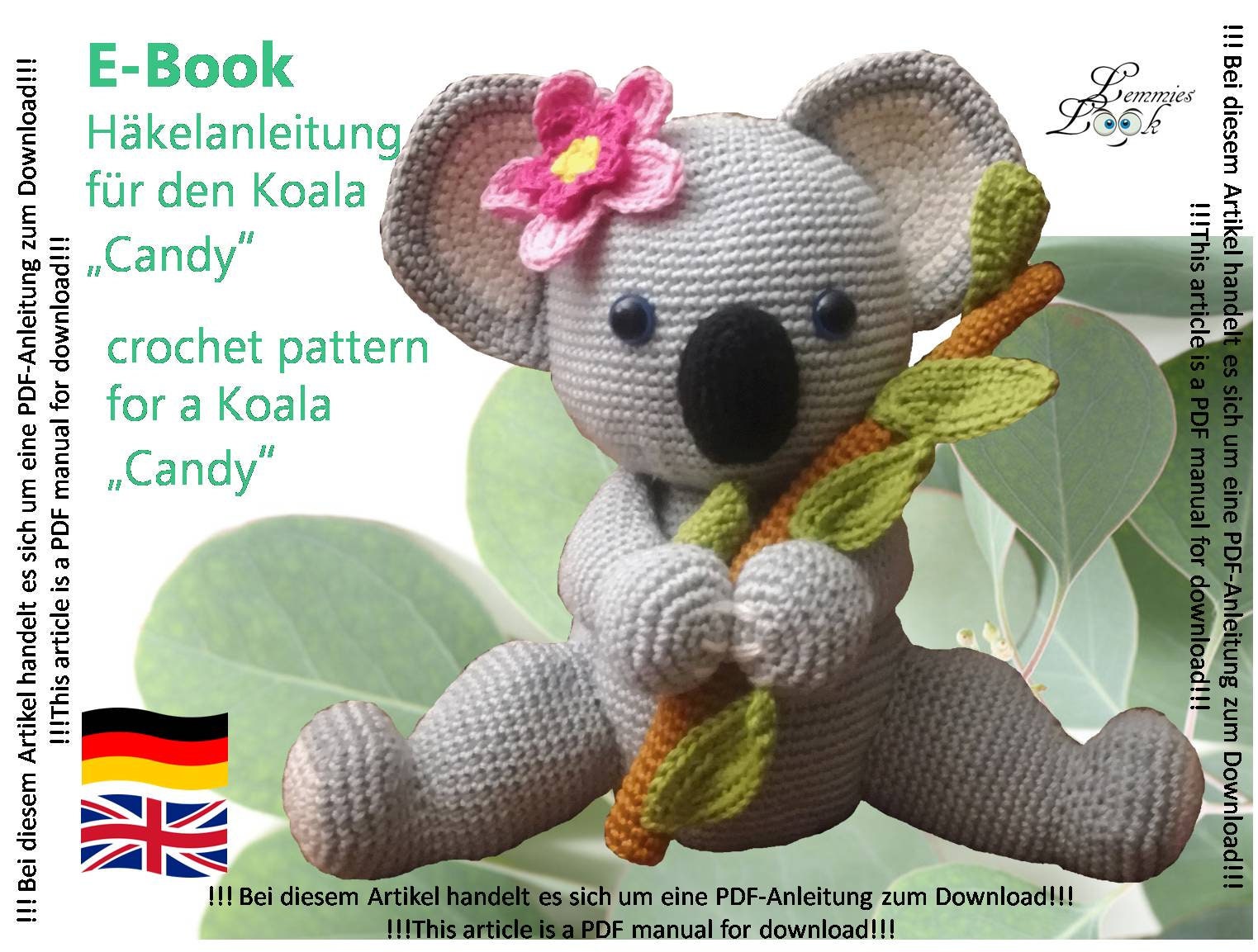 Circulo Safari Animals Crochet Kit (Koala) - Sealed with a Kiss