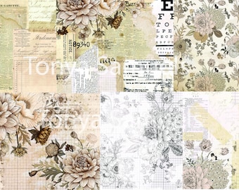 Pale Beauty digital scrapbooking and journal kit