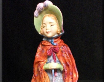 ROYAL DOULTON Little Lady Make Believe HN1870 - Retired 1949 - Harradine Child Classics