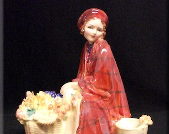 ROYAL DOULTON Bonnie Lassie HN1626 - Retired 1953 - Harradine Classics