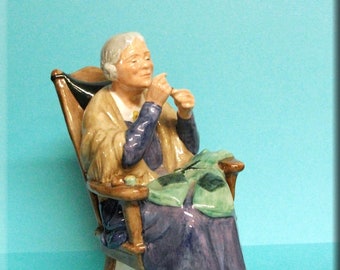 ROYAL DOULTON A Stitch In Time HN2352 - Golden Years Series
