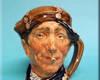 ROYAL DOULTON Pearly Boy Blue with Buttons Small Character Jug - London Connection Series