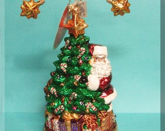 CHRISTOPHER RADKO Spring, Sprang, Spruce 1018647 Blown Glass Ornament NWT