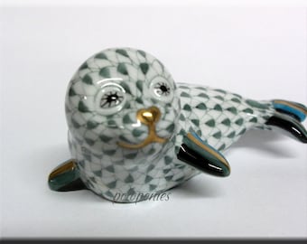 HEREND Baby Seal 15562 Forest Green - Exclusive Color - Aquatic Collection