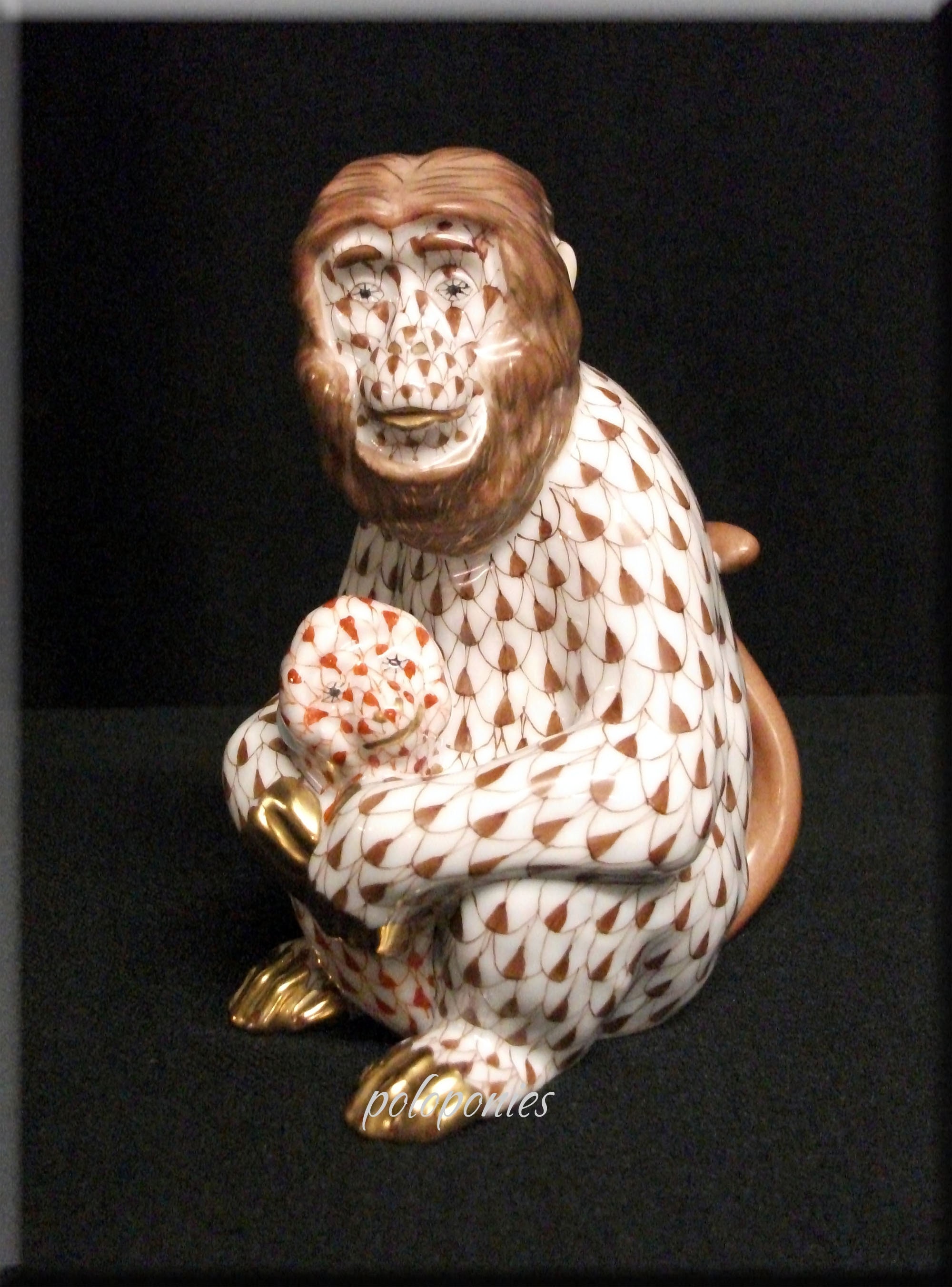 Herend Monkey - Etsy