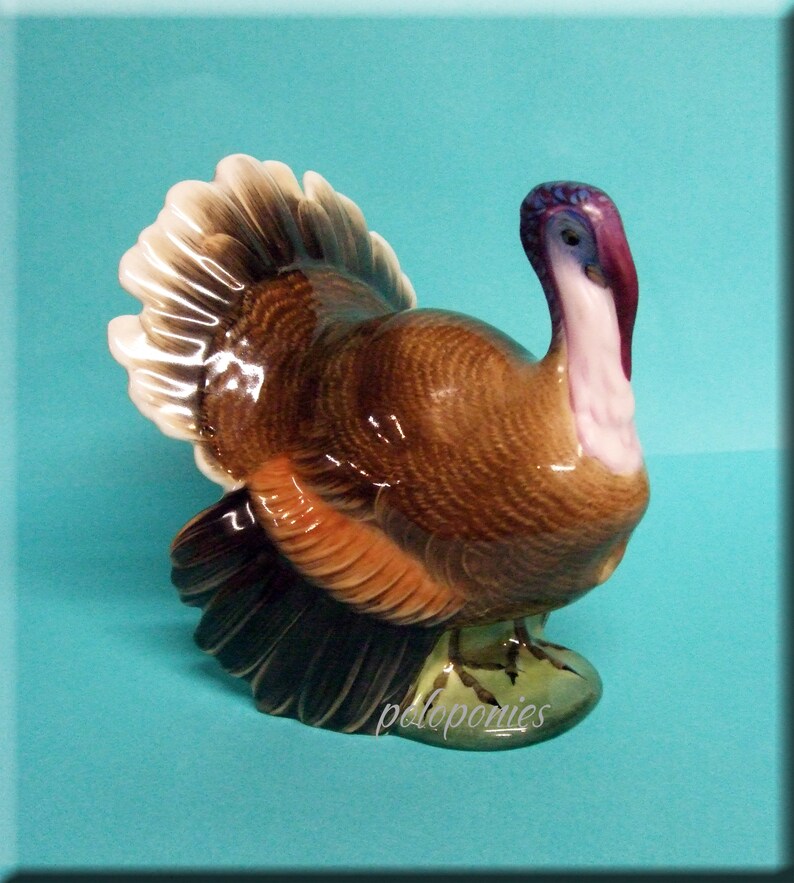 HEREND Turkey 5077 Natural Finish Farmyard Collections Etsy